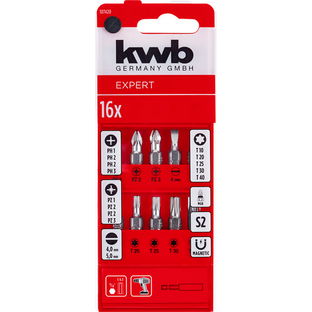 kwb Bit-Set 16-teilig