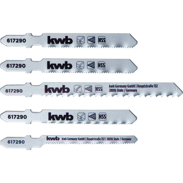 kwb Stichsägeblatt-Set HSS 5-teilig