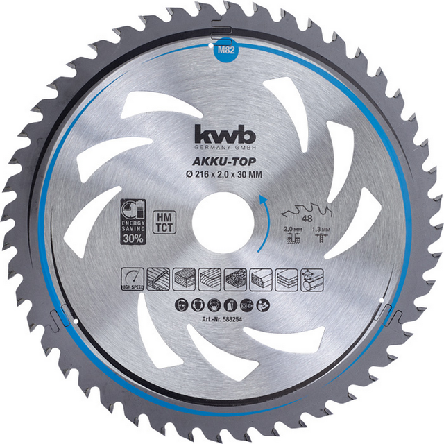 kwb Kreissägeblatt Ø 216 x 2 x 30 mm
