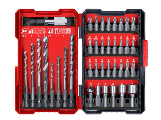 kwb Bit- und Bohrer-Set Sechskant 39-teilig