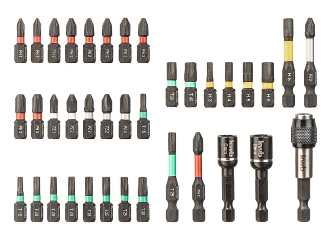 kwb Bit-Set 'Impact' 25 mm 37-teilig