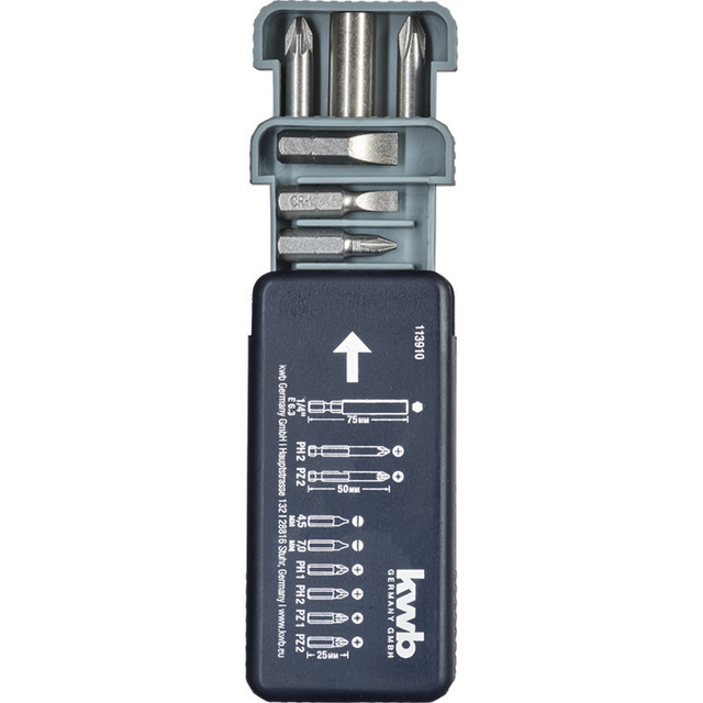 kwb Bit-Set 'Standard' 25 mm 9-teilig