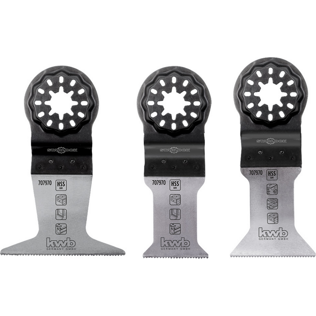 kwb Tauchsägeblatt-Set Starlock 3-teilig