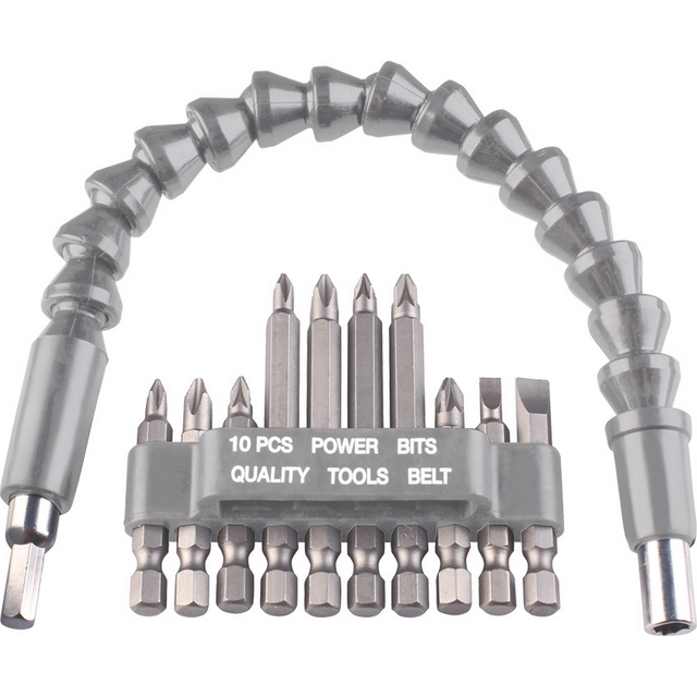 kwb Bit-Set mit flexibler Welle 11-teilig