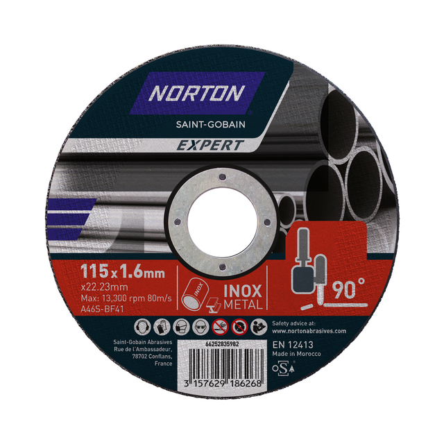 Trennscheibe 'Norton Expert' Stahl Ø 115 mm