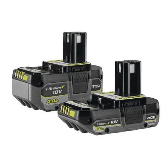 Ryobi Akku-Set 'RB18242X' 18 V 4 Ah & 2 Ah