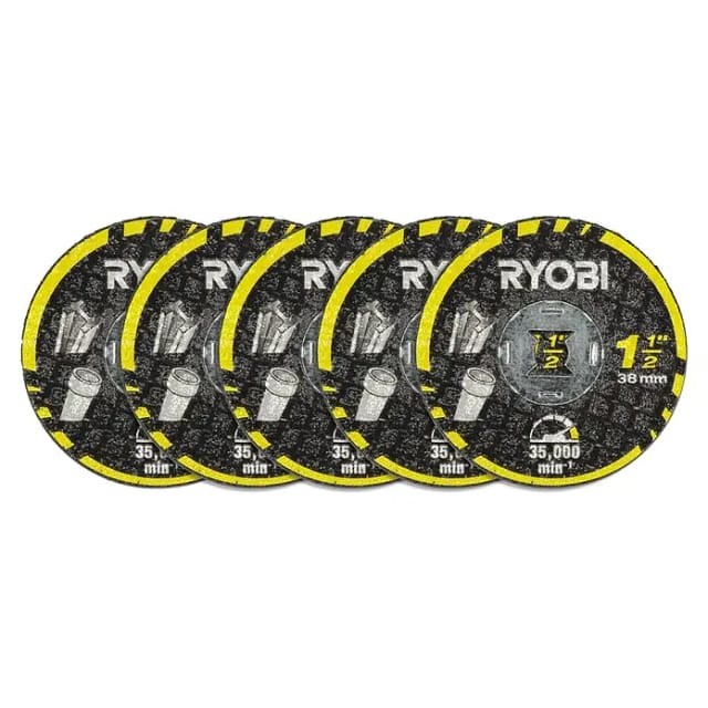 Ryobi Trennscheiben 'Twist-Look' Ø 38 mm, 5er-Set