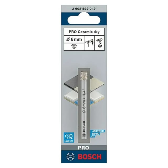 Bosch Bohrer 'PRO Ceramic dry' 6 x 66 mm