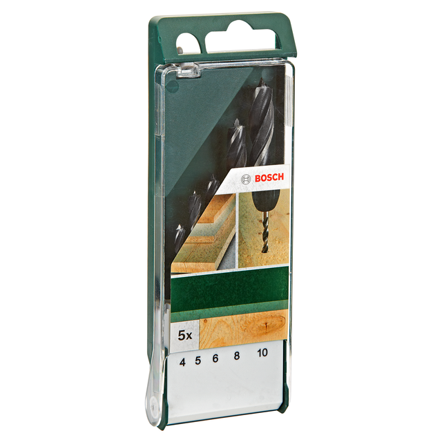 Bosch Holzbohrerset 5-teilig Ø 4-10 mm