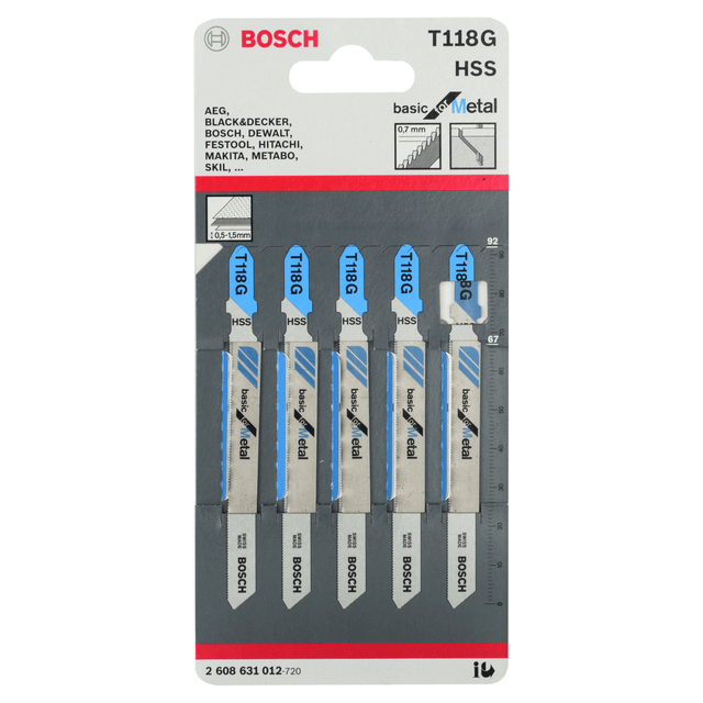 Bosch Stichsägeblatt HSS T118G