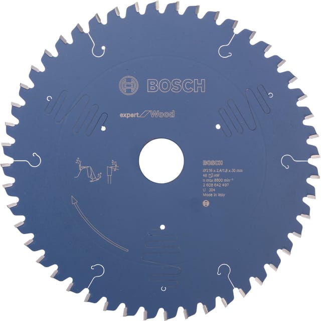 Bosch Kreissägeblatt 'Expert for Wood' 216 x 30 mm 48 Zähne