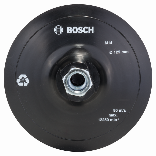 Bosch Gummischleifteller für Winkelschleifer 12,5 cm