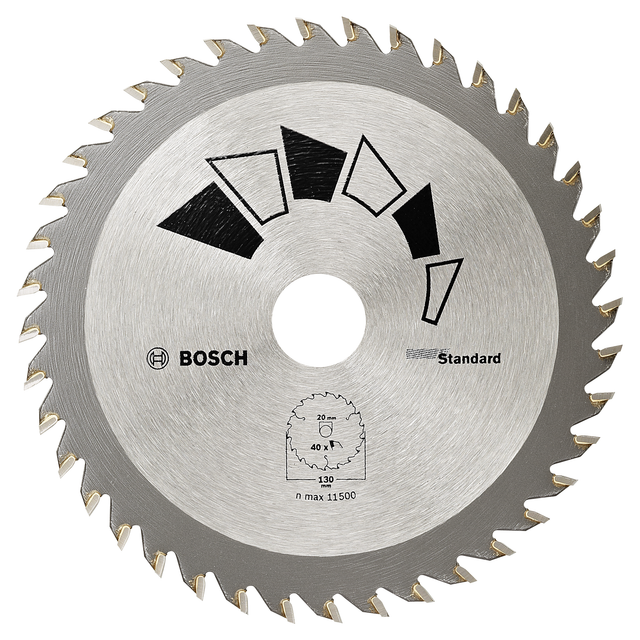 Bosch Kreissägeblatt 'Standard' 40 Zähne Ø 130 mm
