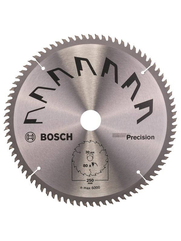 Kreissägeblatt 80 Zähne Ø 25 cm 'Precision'