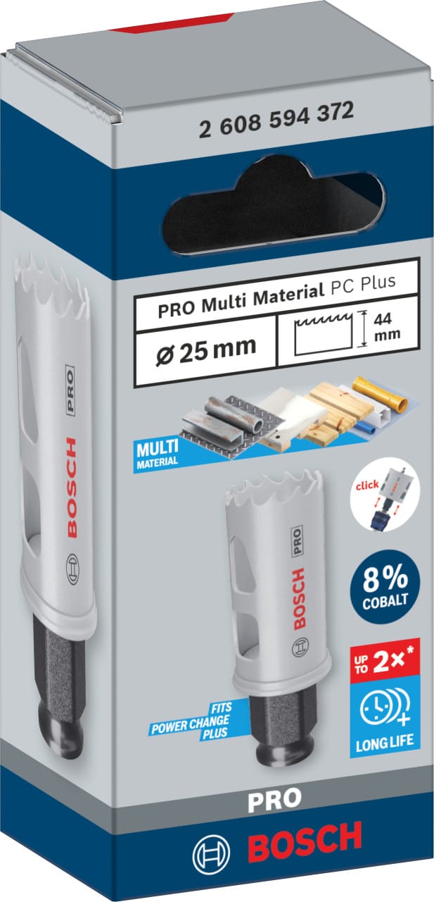 Bosch Lochsäge 'PRO Multi Material PC Plus' Ø 25 mm