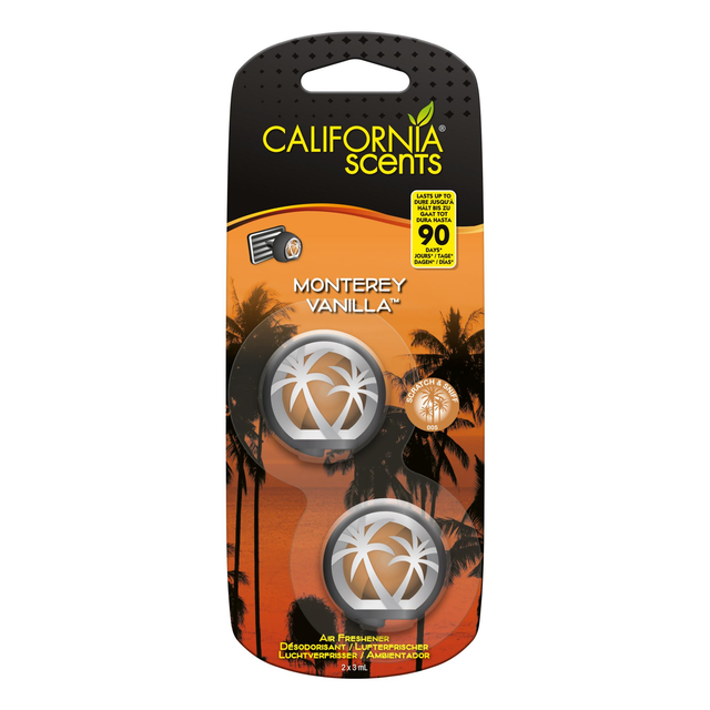 California Scents Auto-Lufterfrischer 'Monterey Vanilla' 2 Stück