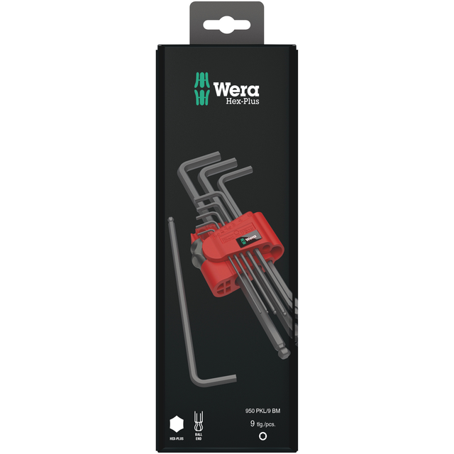 Wera Winkelschlüssel-Set '950/9 Hex-Plus' SW, 9-teilig