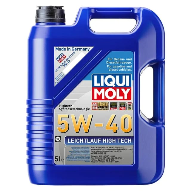 Liqui Moly Leichtlauf-Motoröl 'High Tech 5W-40' 5 l