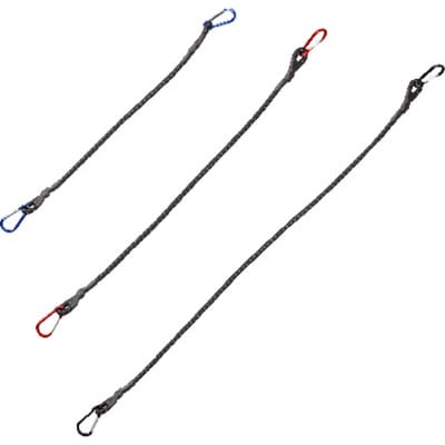 UniTec Gepäckspannerset mit Karabiner 60, 80 und 100 cm