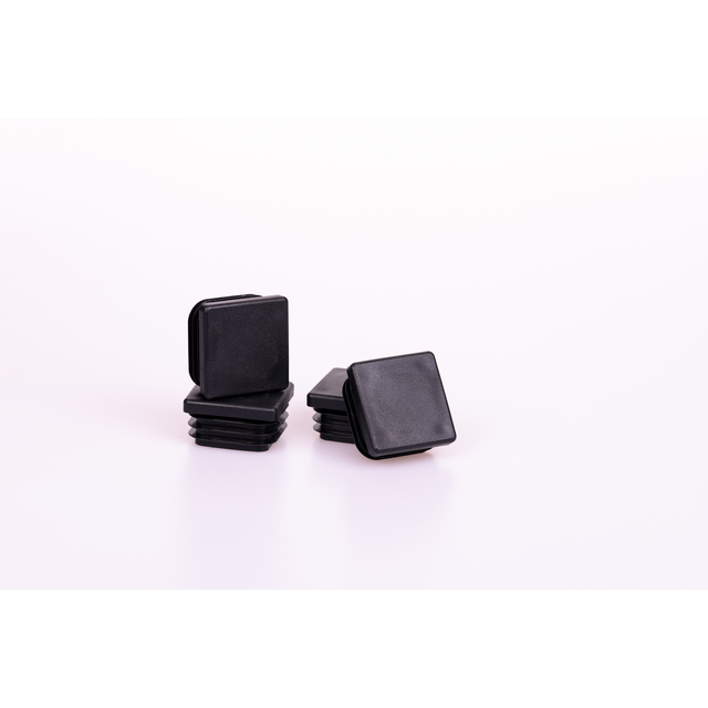 Stema Vierkantstopfen 35 x 35 mm schwarz 4 Stück