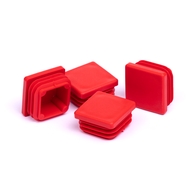 Stema Vierkantstopfen 35 x 35 mm rot 4 Stück
