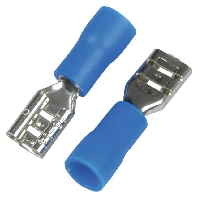 Cartrend Flachsteckhülse blau 4,8 mm 20 Stück