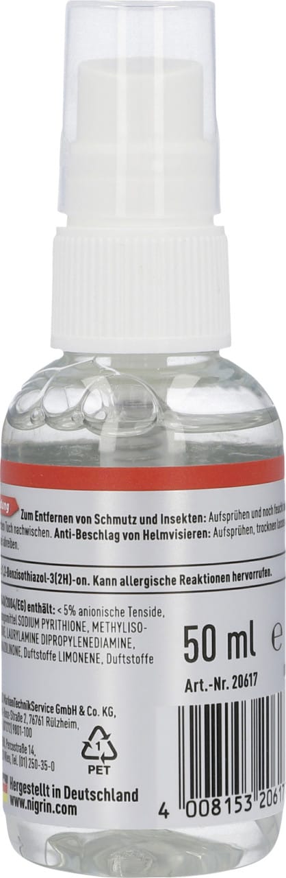 Nigrin Helm- und Visierreiniger 'Moto-Bike' 50 ml