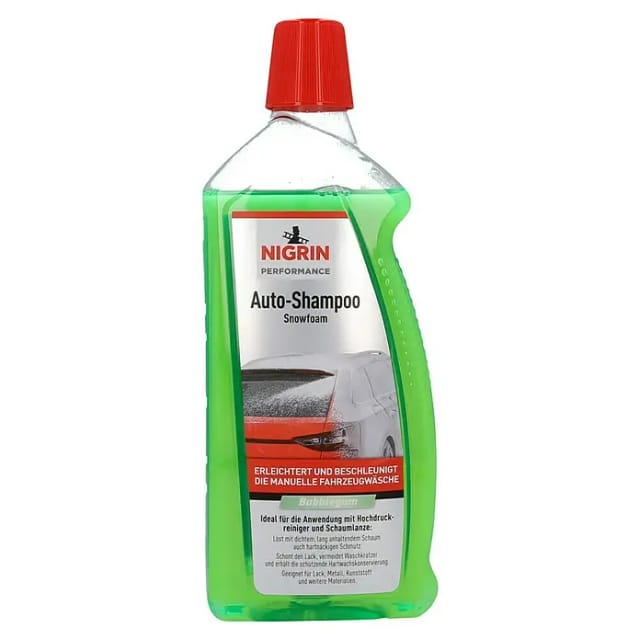 Nigrin Auto-Shampoo 'Performance SnowFoam' 1 l mit Bubblegum-Duft