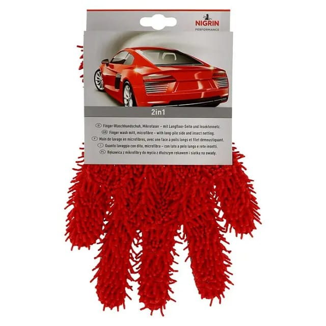 Nigrin Finger-Wasch-Handschuh Mikrofaser