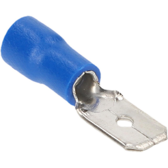 Flachsteckzungen blau 6,3 mm, 20 Stück