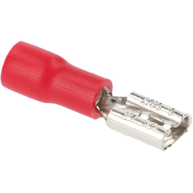 Cartrend Flachsteckhülsen rot 4,8 mm, 20 Stück