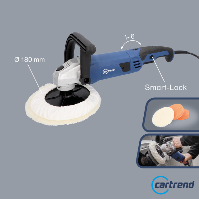 Cartrend Poliermaschine 'cartrend' 1200 W Ø 180 mm