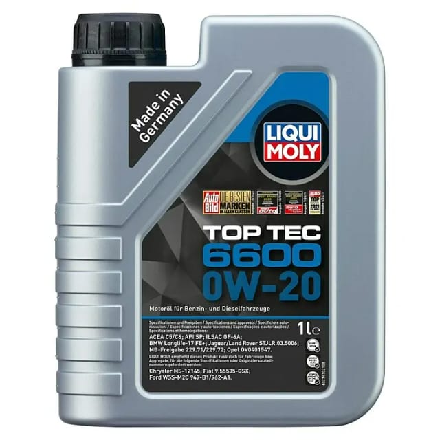 Liqui Moly Premium-Leichtlaufmotoröl 'Top Tec 6600 0W-20' 1 l