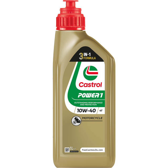 Castrol Motorenöl für Zweiräder 'Power1 4T 10W-40' 1 l