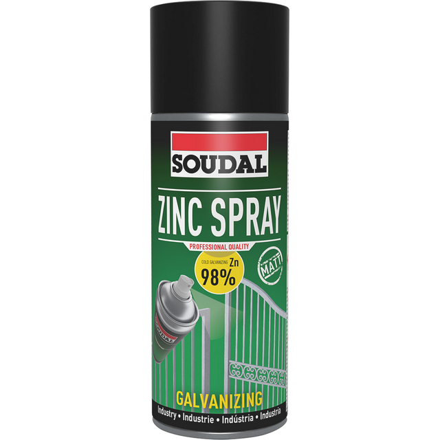 Soudal Zink Spray zum Kaltgalvanisieren matt 400 ml