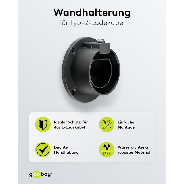 LAPP Wandhalterung für Elektrofahrzeug-Ladekabel Typ 2