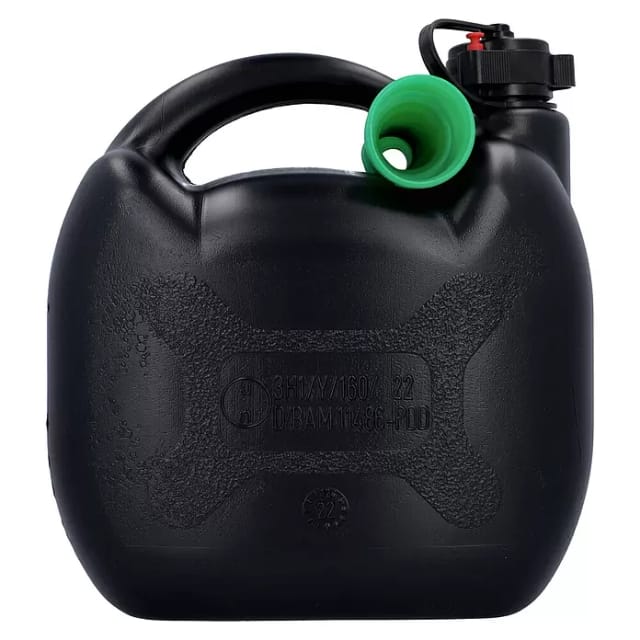 Cartrend Benzinkanister Kunststoff schwarz 5 l