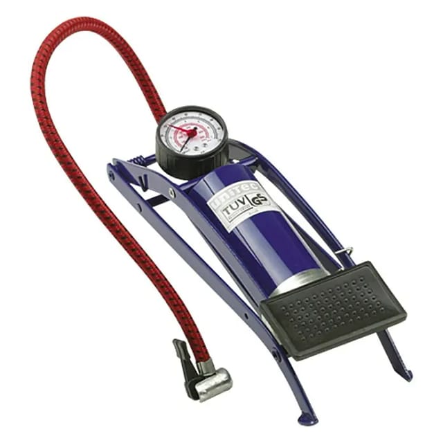 Cartrend Fußluftpumpen-Set blau