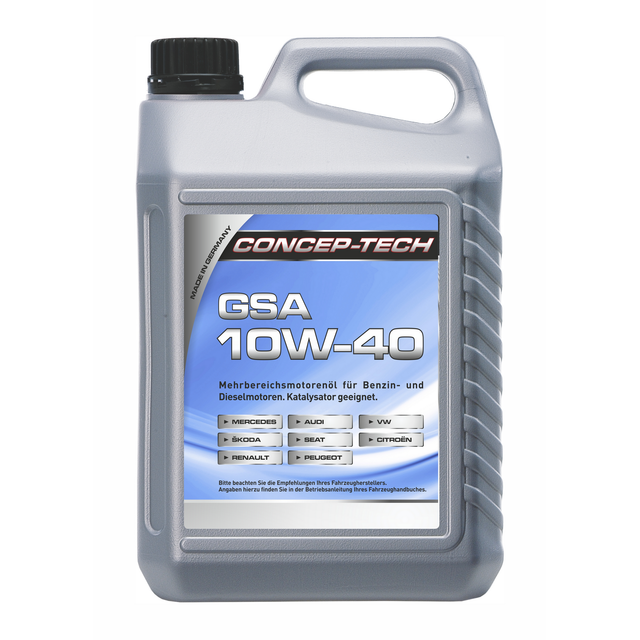 Concep-Tech Mehrbereichs-Motorenöl GSA 10W-40, 5 l