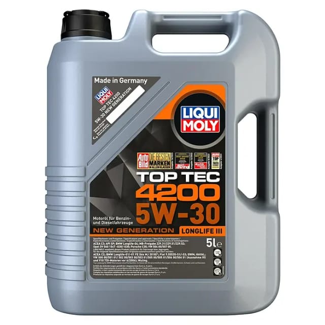 Liqui Moly Leichtlauf-Motoröl 'Top Tec 4200 5W-30' 5 l