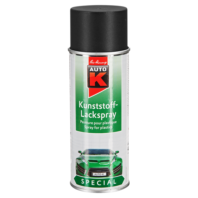 Auto K Auto-K Kunststoff-Lackspray schwarz 400 ml