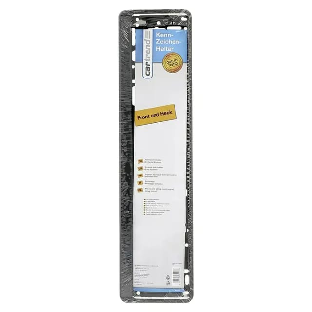 UniTec Kennzeichenhalter schwarz