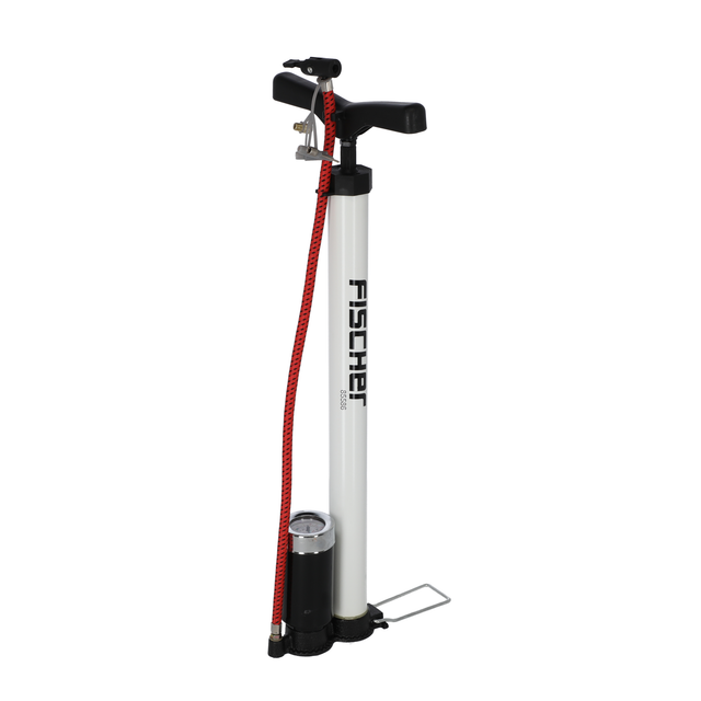 Fischer Fahrrad Standpumpe mit Manometer