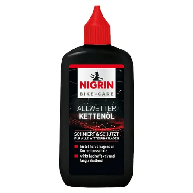 Nigrin Fahrrad Kettenöl 'Bike-Care' Allwetter 100 ml