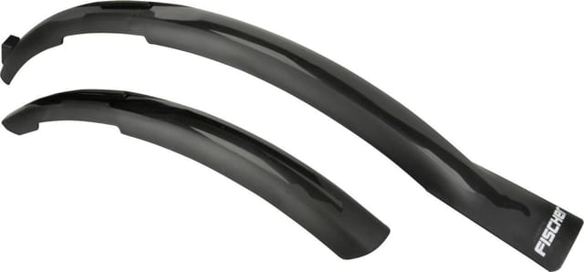 Fischer Fahrrad Fahrrad Spritzschutz-Set schwarz 26-29 Zoll