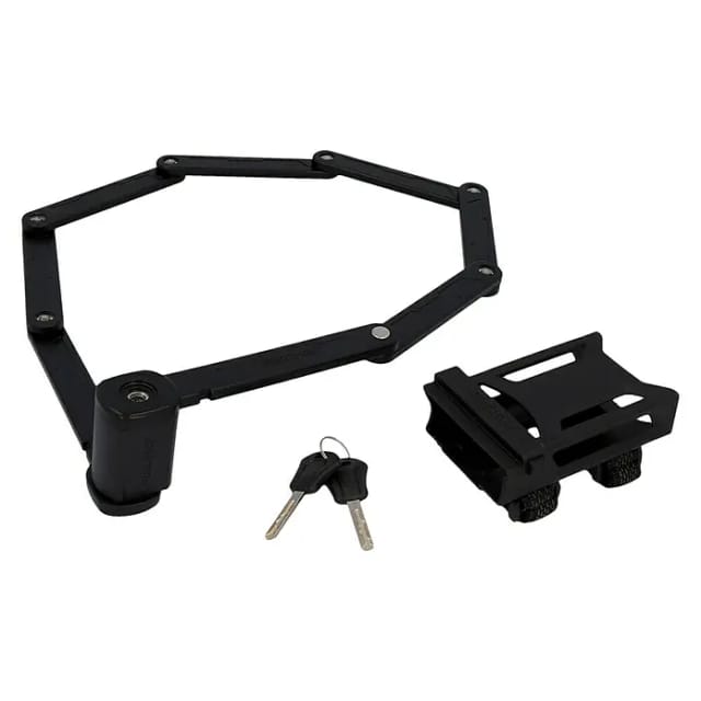 Fischer Fahrrad Faltschloss 'Protec FK110' schwarz 110 cm