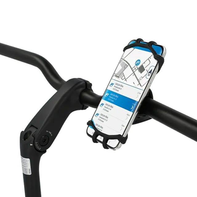 Fischer Fahrrad Fahrrad-Smartphonehalter Silikon schwarz 360° drehbar
