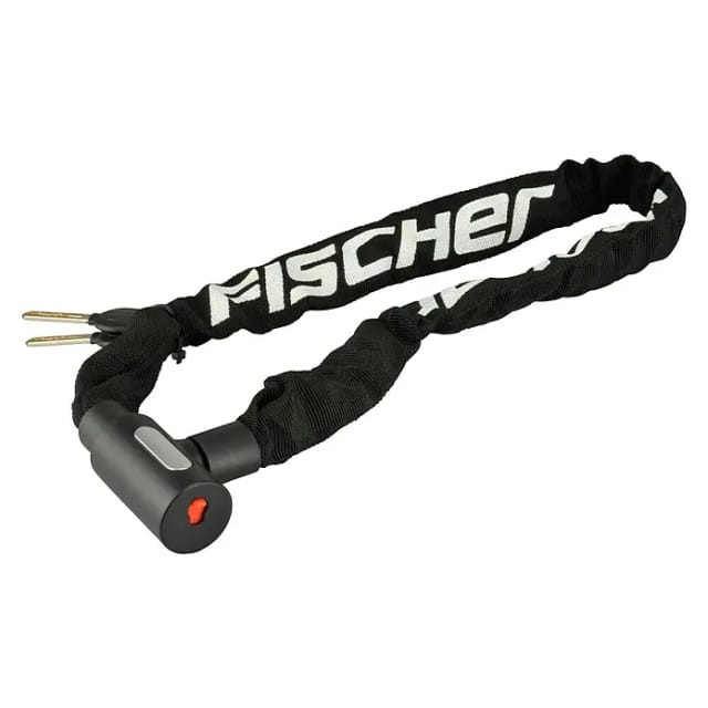 Fischer Fahrrad Kettenschloss schwarz Ø 2 x 90 cm