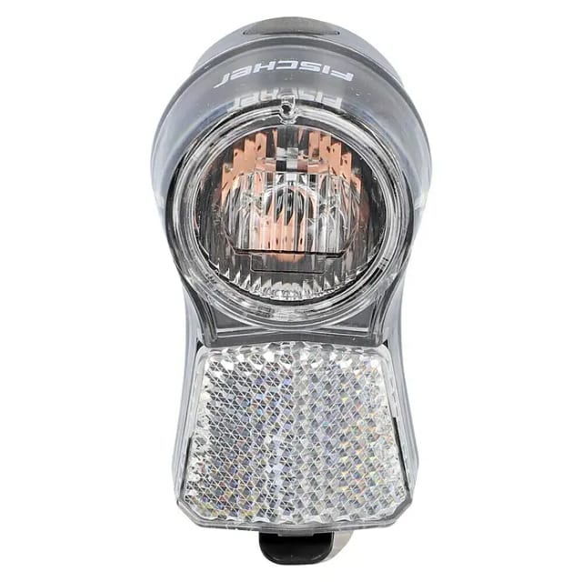 Fischer Fahrrad LED-Fahrrad-Frontlicht mit Batteriebetrieb