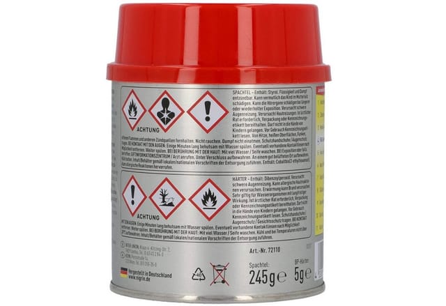 Nigrin Füllspachtel "Performance" hellgrau 250 g